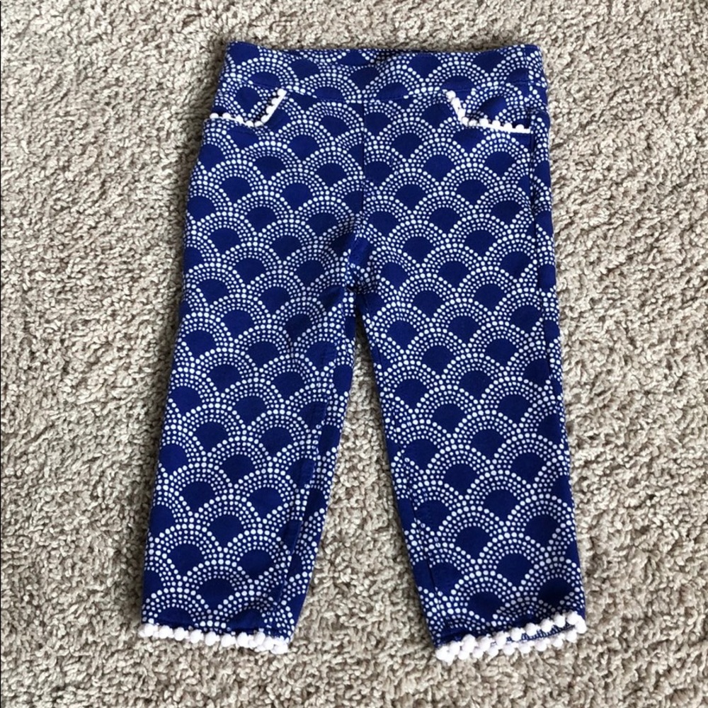 Genuine kids Blue and white boho pants